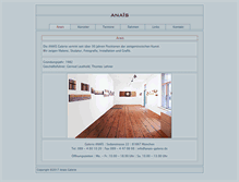 Tablet Screenshot of anais-galerie.de